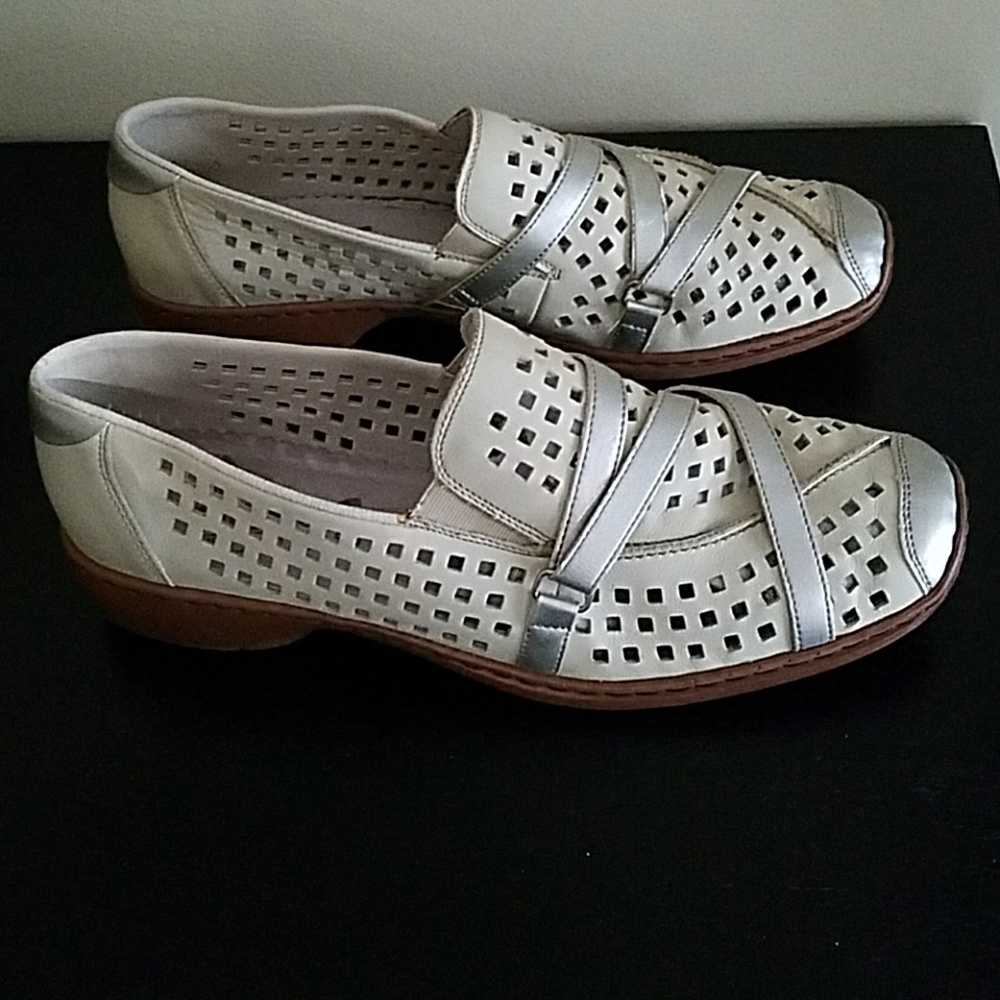 Rieker Antistress White/Silver Shoes